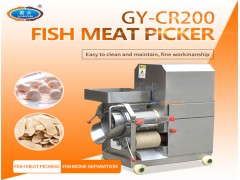 Fish meat picker, automatic fish bone separator, fish bone remover