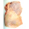 Boneless chicken leg meat skin on