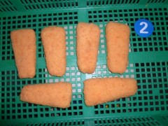 breaded and battered pollock fillets (Theragra Chalcogramma)