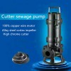 GNWQ alloy cutter sewage submersible pump