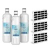 Refrigerator Water Filter2 Compatible EDR2RXD1, W10413645A, 9082 with 3P Air Filter