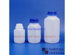 Wide Mouth Square Bottles with Tamper-Evident Screw Cap