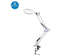 HD 30x LED Magnifying Light Magnifying Glass Metal Clip Holder