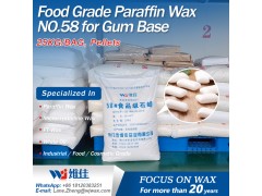 Food Grade Paraffin Wax NO.58 for Gum Base