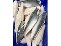 FROZEN PANGASIUS FILLET SLICE SKIN ON